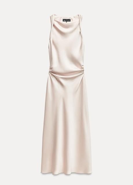 Vestido blanco de Zara (29,99 euros)