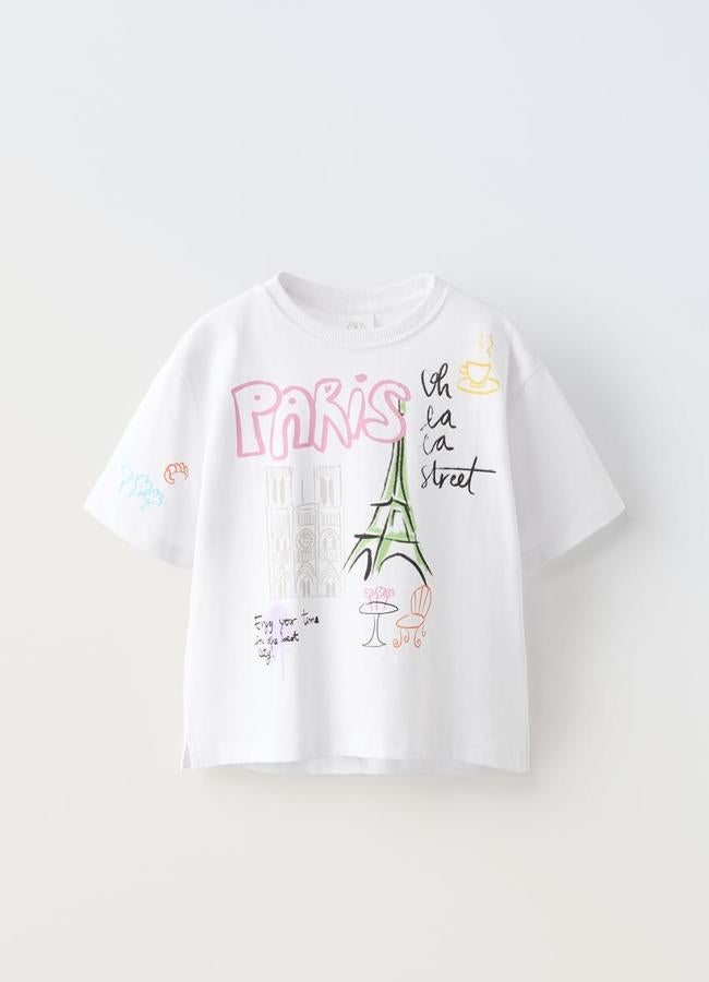 Camiseta con dibujo de Zara Kids.