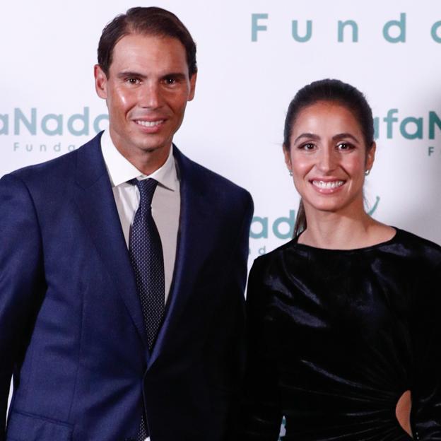 Rafa Nadal y Xisca Perelló, en un evento de su fundación. 