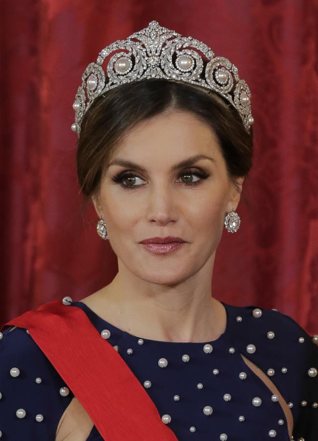 La reina Letizia con la Tiara Cartier (GTRES)