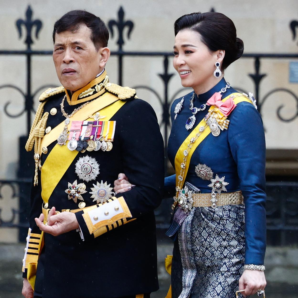 Rama X y Suthida, en un acto institucional. /GTRES