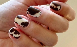 Cow nails, la manicura con estampado de vaca que va a ser tendencia este otoño