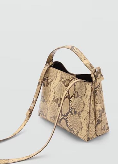 Bolso estampado de Mango (29,99 euros)