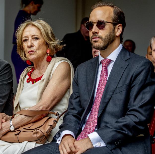 María del Carmen Cerruti, junto a su hijo Juan Zorreguieta, hermano de Máxima de Holanda. 