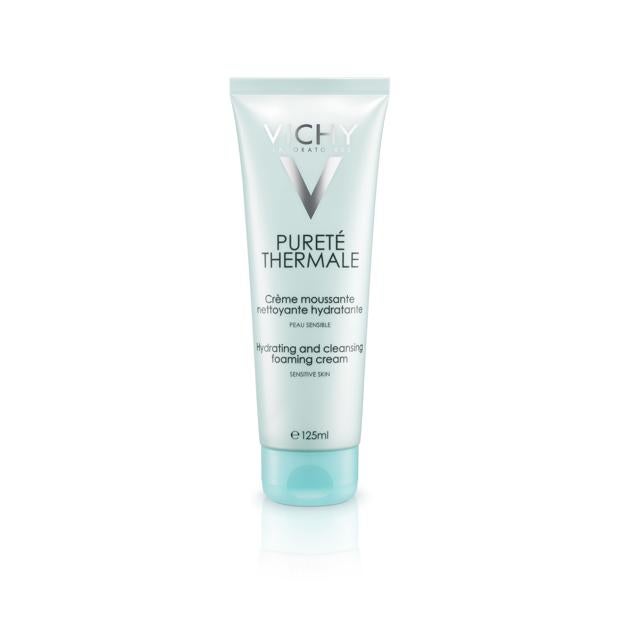 Vichy Pureté Thermale Hydrating & Cleansing Foaming Cream.