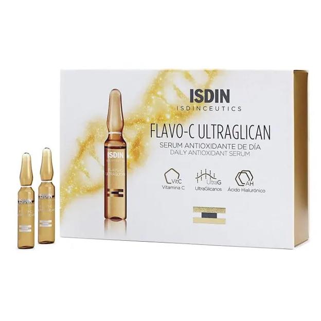 Isdin Flavo-C Ultraglican Ampollas de ISDIN.