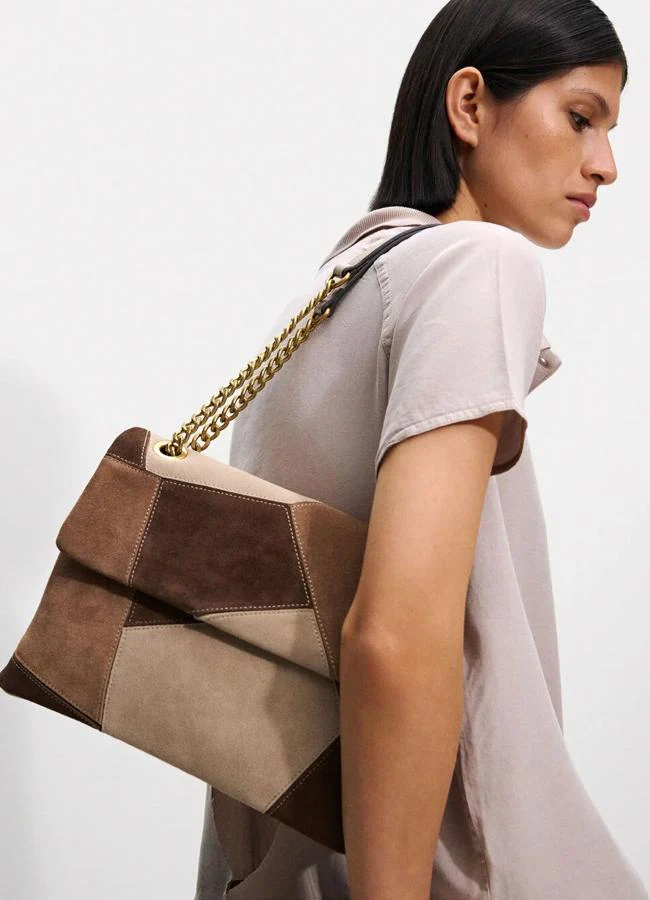 Bolso estilo patchwork de Parfois.