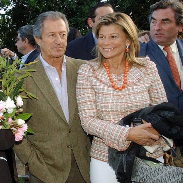 Philippe Junot y Cari Lapique, en una imagen de 2004 