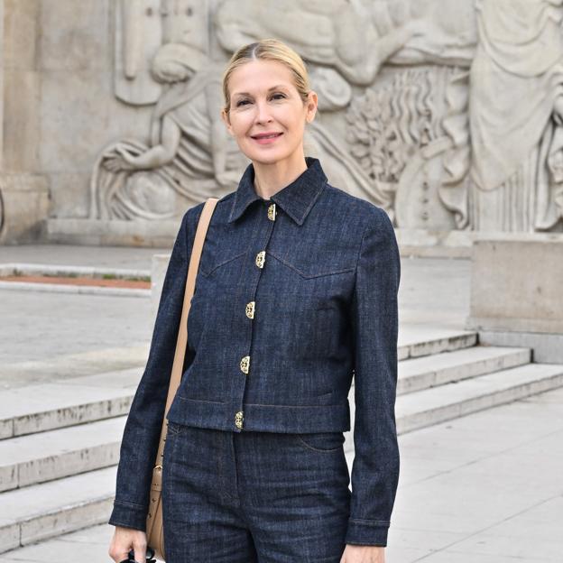Kelly Rutherford o cómo lucir un total look impecable en denim a partir de los 50