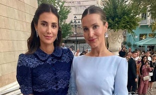 Sassa de Osma, la invitada mejor vestida en la boda de Teodora de Grecia: su look royal más especial