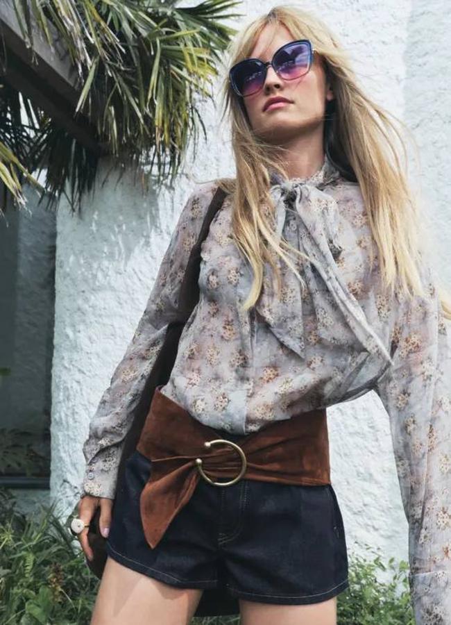 Blusa boho con estilo vintage