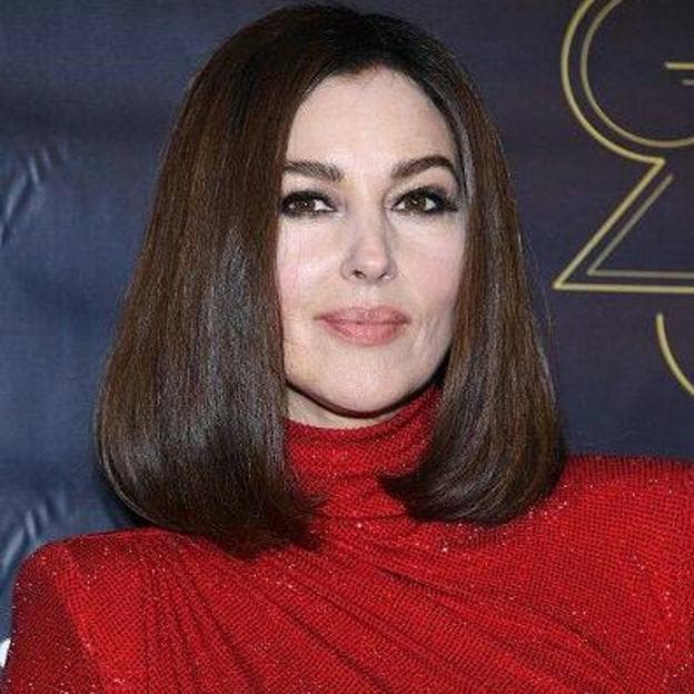 Monica Bellucci con corte de pelo carré favorecedor a los 50