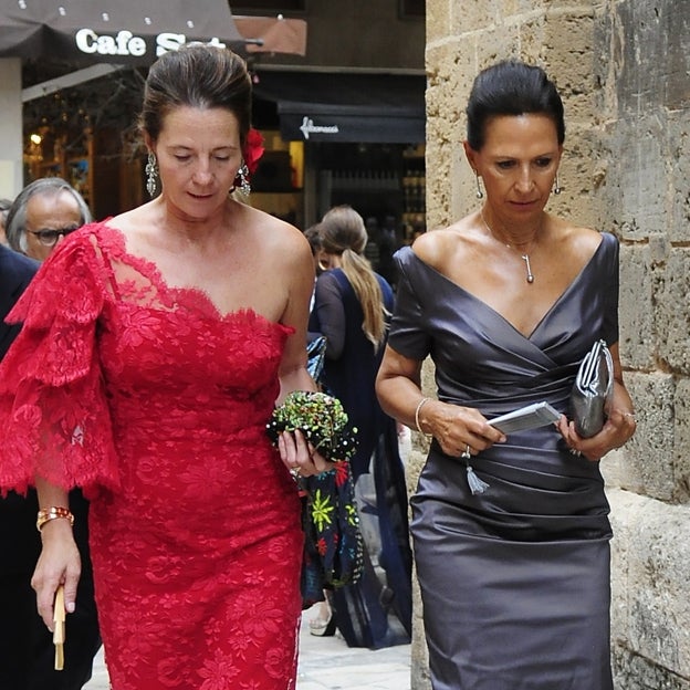 Marta Gayá en la boda de Martina Jáudenes. 