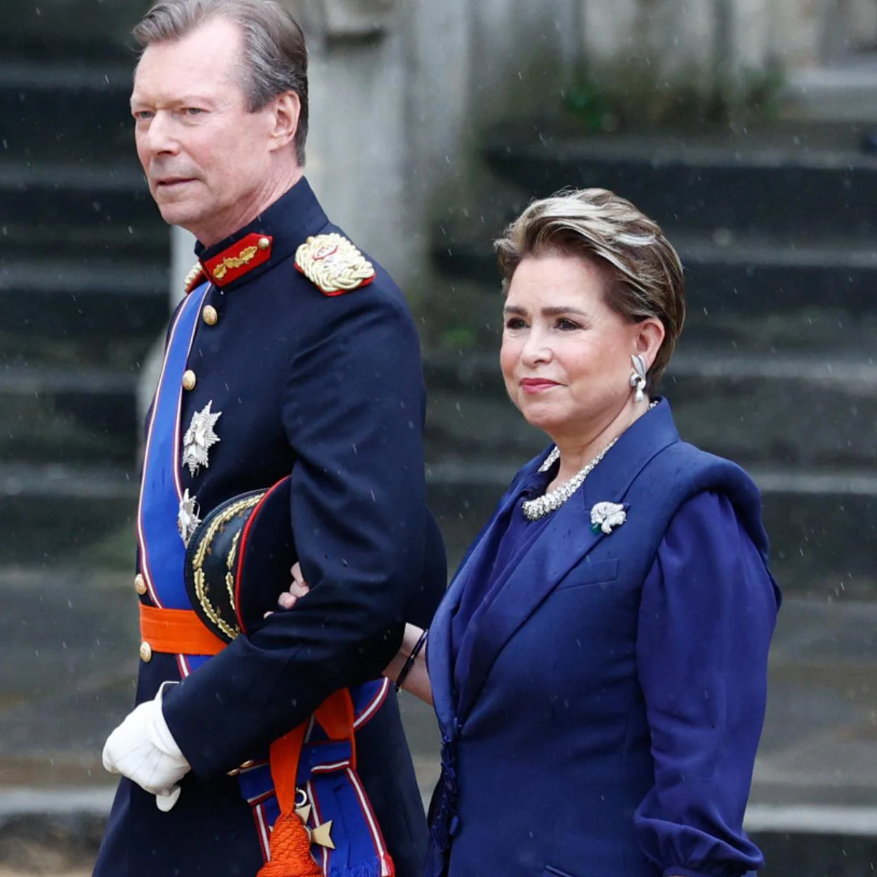 Los grandes duques Enrique y María Teresa de Luxemburgo. /gtres