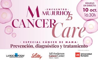 Sigue en en directo Mujerhoy Cancer Care 2024 especial cáncer de mama: prevención, diagnóstico y tratamiento