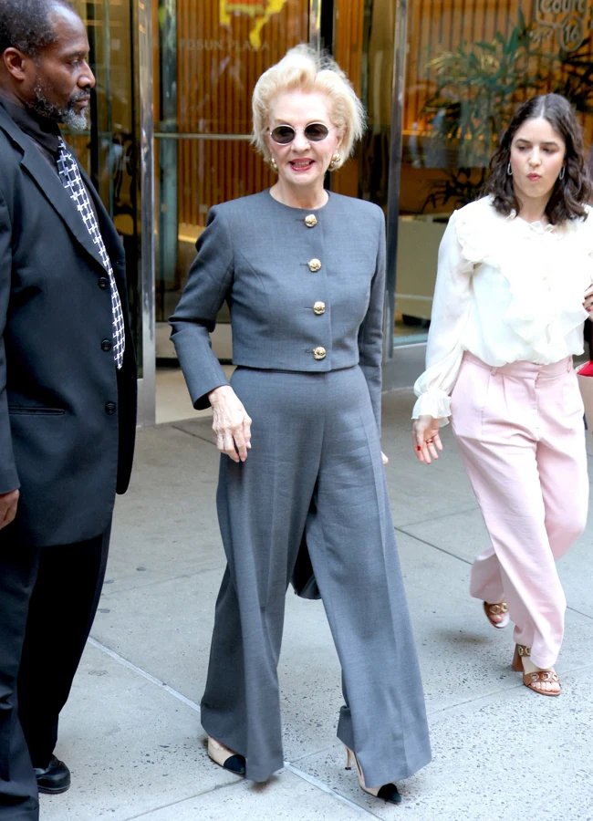 Carolina Herrera, durante la pasada Semana de la Moda de Nueva York. GTRES.