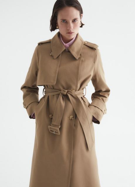 Trench camel de Sfera (89,95 euros)