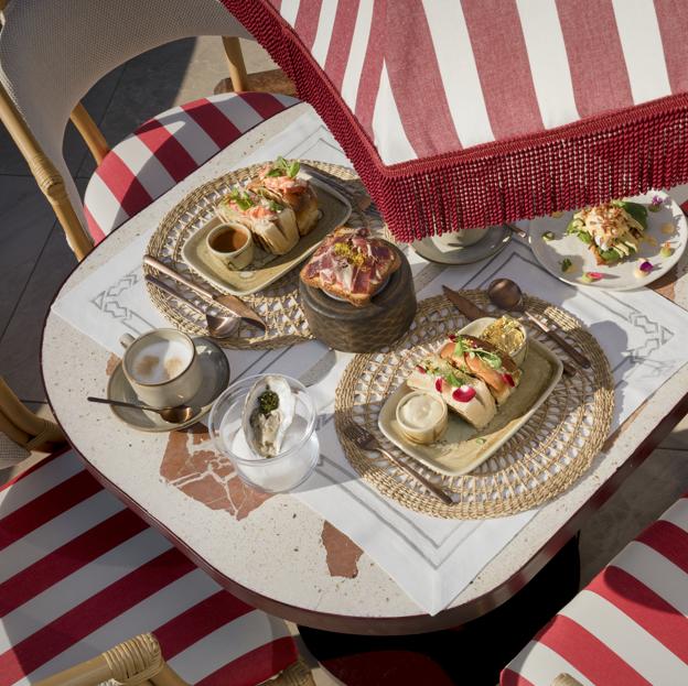 Algunos de los deliciosos platos que se pueden disfrutar en el menú degustación Charme & Taste de desayuno del hotel marbellí El Fuerte.