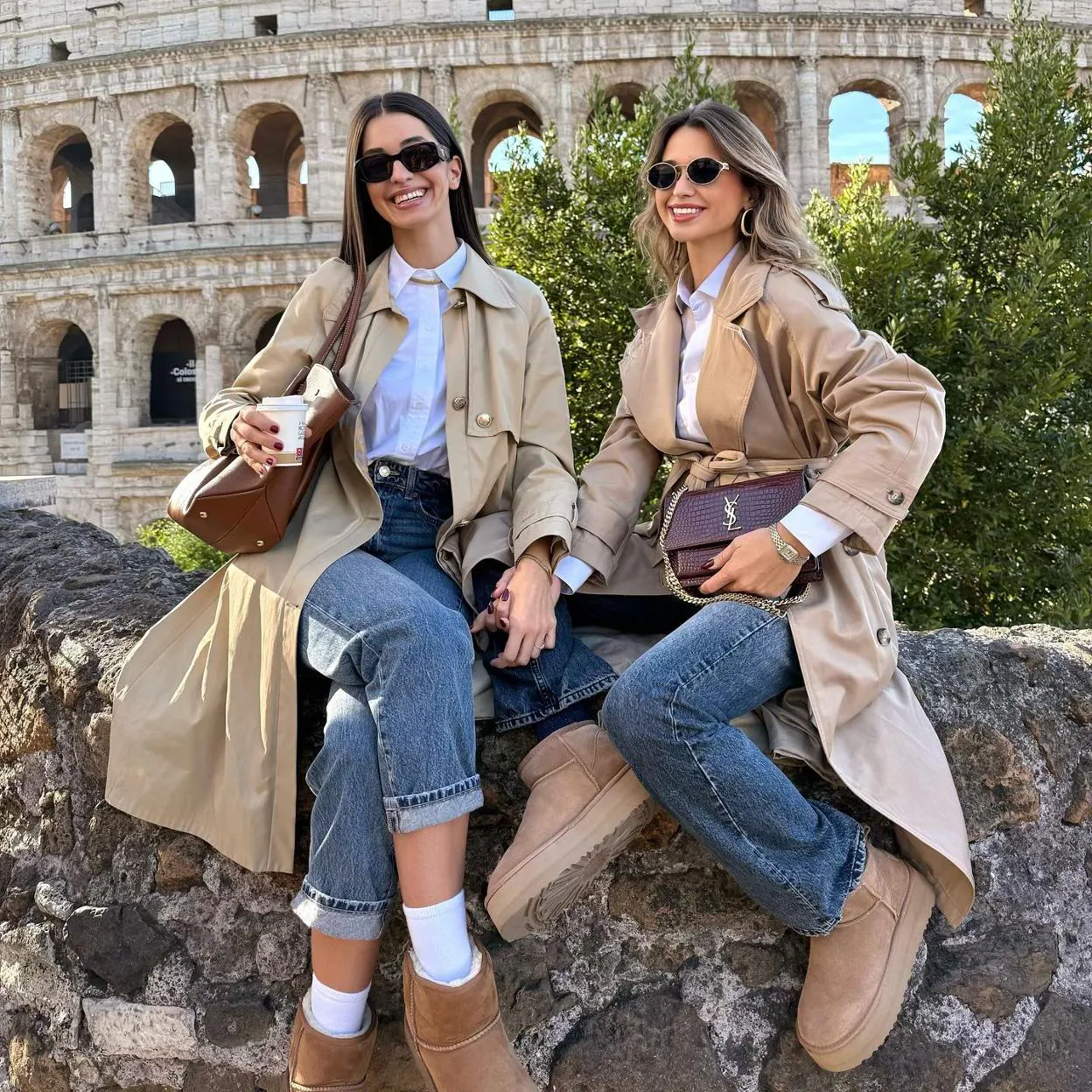 Influencers con botas de forro de pelo/@krsikapamarija