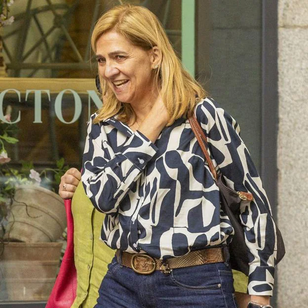 La infanta Cristina, fotografiada en Madrid el pasado mes de septiembre. 