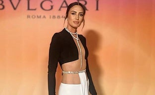 El espectacular look de Nieves Álvarez que ha arrasado en Londres: un vestido cut-out muy sexy y elegante