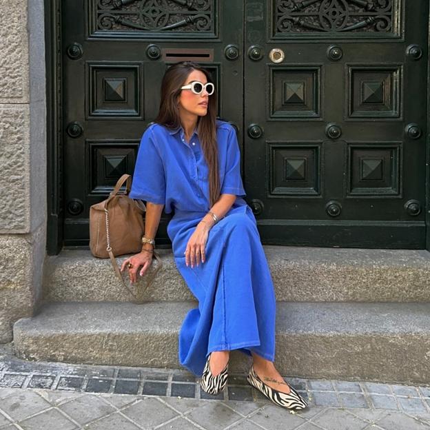 Dónde comprar las bailarinas de cebra que triunfan entre las chicas más elegantes