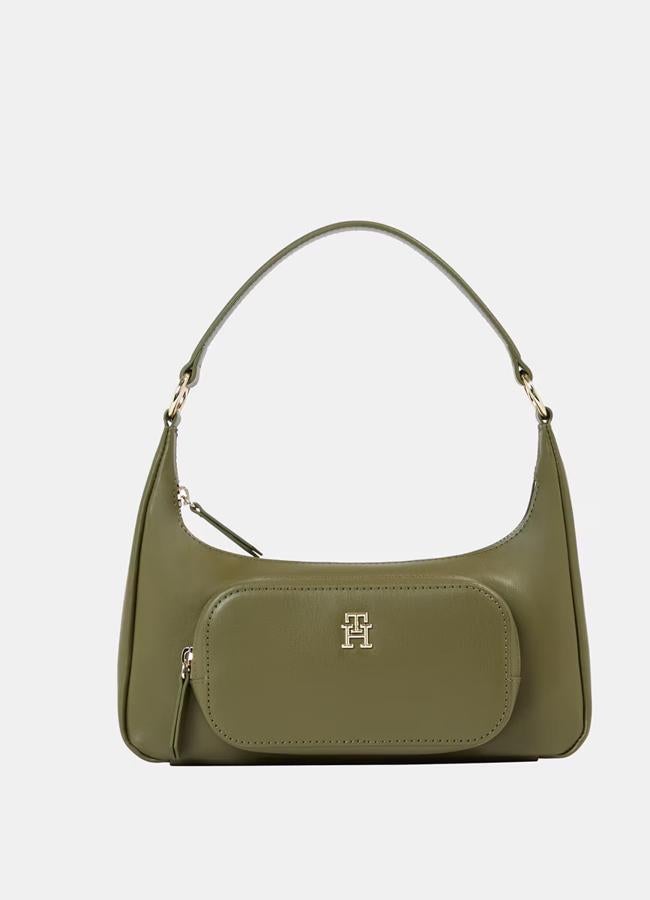 Bolso en color verde de Tommy Hilfiger.