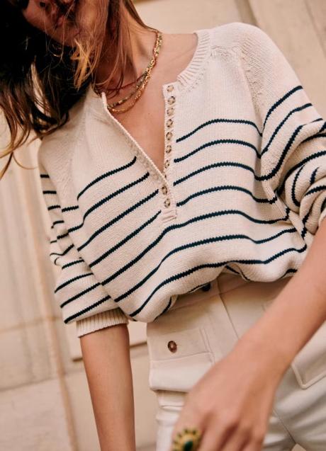 Jersey de rayas de Sezane (95 euros)