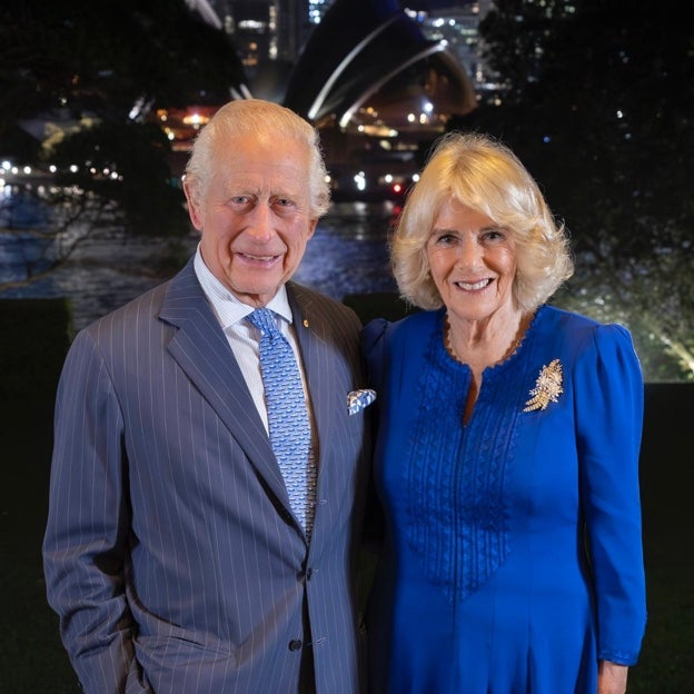 Los reyes Carlos y Camilla en Australia. 