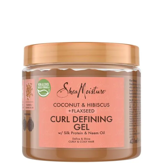 Coconut & Hibiscus Defining Styling Gel de Shea Moisture. Precio: 14,85 euros