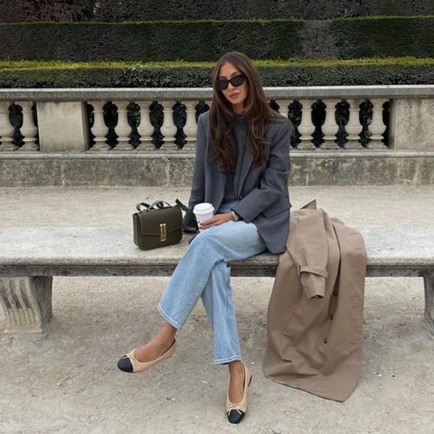 Confirmado, las bailarinas con punta negra son el zapato clásico más elegante según las expertas en moda