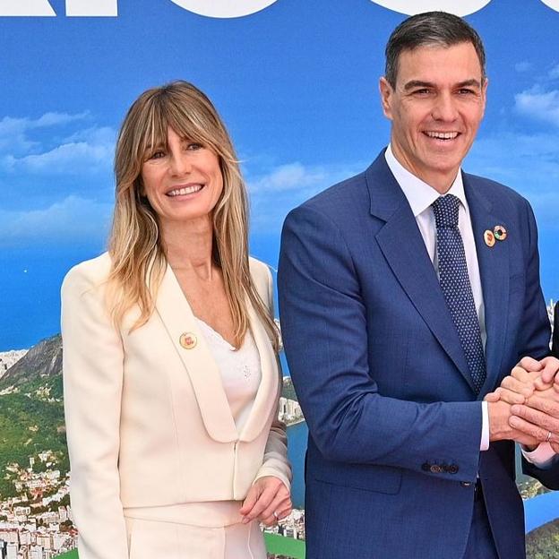 Begoña Gómez derrocha elegancia en Brasil con un traje con truco que estiliza muchísimo