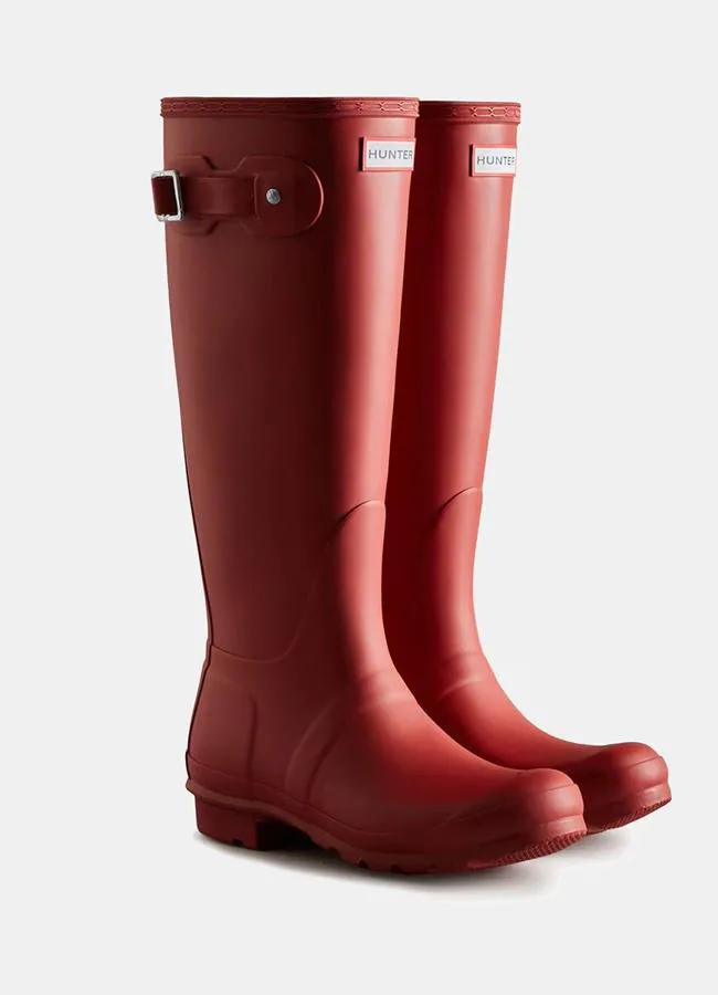 Botas de agua rojas de HUNTER