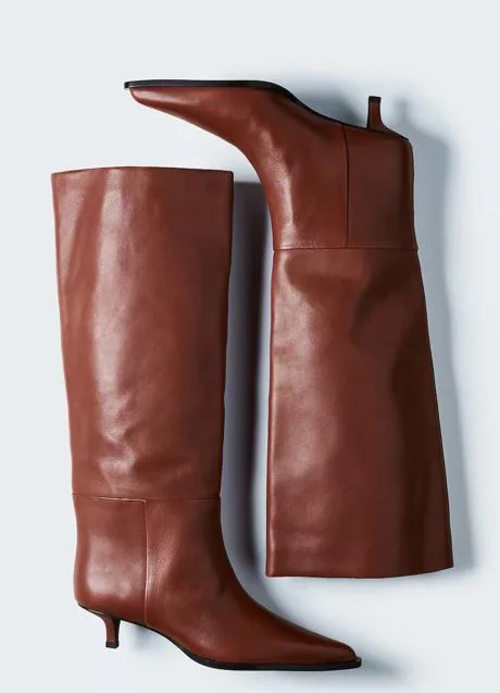 Botas altas de piel de H&M (159 euros)