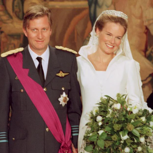 25 años de la boda de Felipe y Matilde de Bélgica que puso fin a los rumores: 1200 invitados, tiara y la reina Sofía