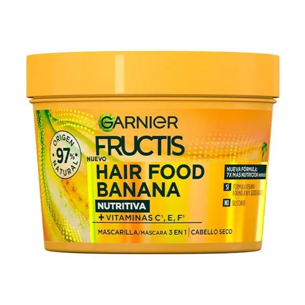 Fructis Hair Food Banana de Garnier. Precio: 6,99 euros