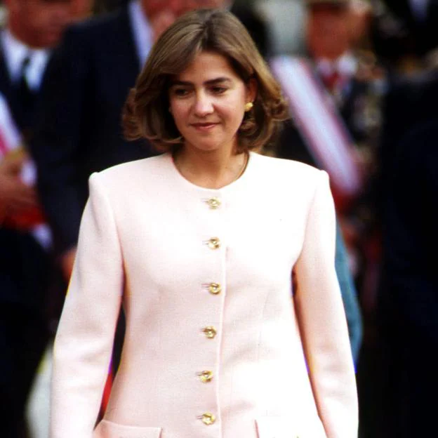 La infanta Cristina, en una imagen de 1990. 