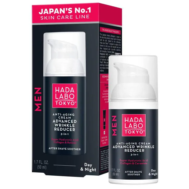 Men Anti-Aging Cream de Hada Labo Tokio. Precio: 16,75 euros