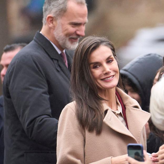 De qué marca es el precioso jersey gris que estrenó la reina Letizia en Catarroja: cinco modelos parecidos para ir calentita y estilosa