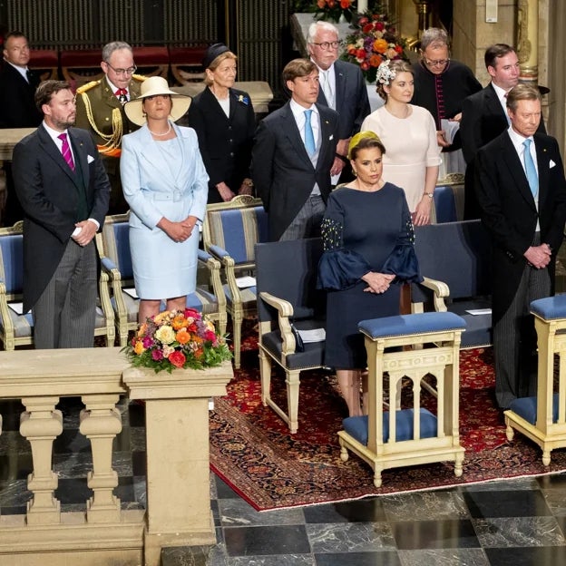 La familia real de Luxemburgo. 