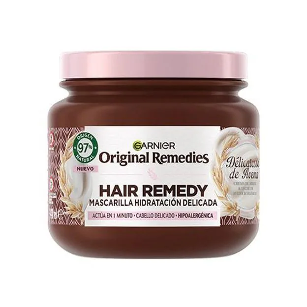 Original Remedies Hair Remedy Délicatesse de Avena de Garnier. Precio: 4,99 euros