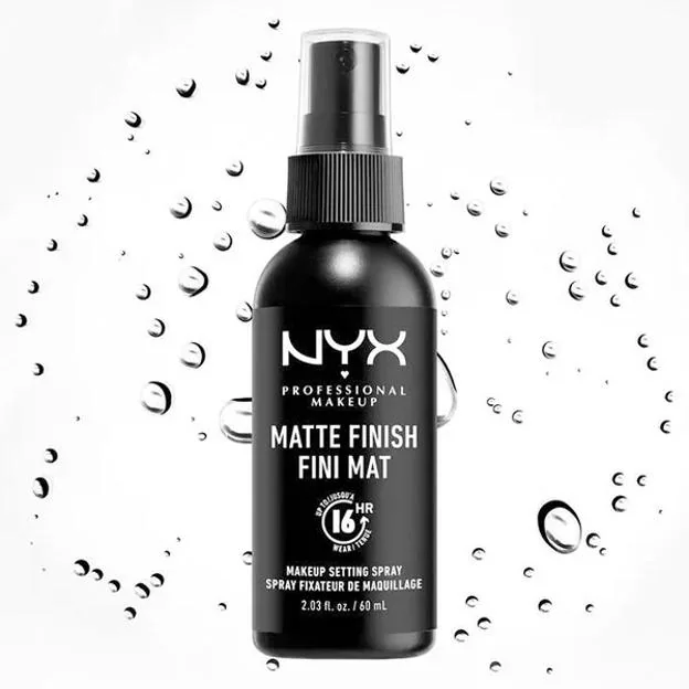 Spray fijador Matte Finish de Nyx.