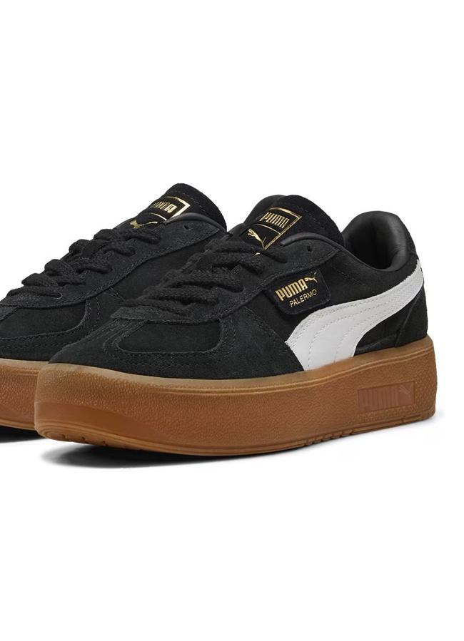 Zapatillas casual efecto ante en negro de Puma