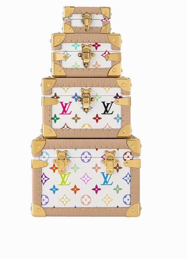 Baúles de Louis Vuitton x Takashi Murakami.