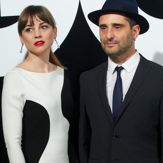 Leonor Watling y Jorge Drexler, en la gala de los Goya 2018. 