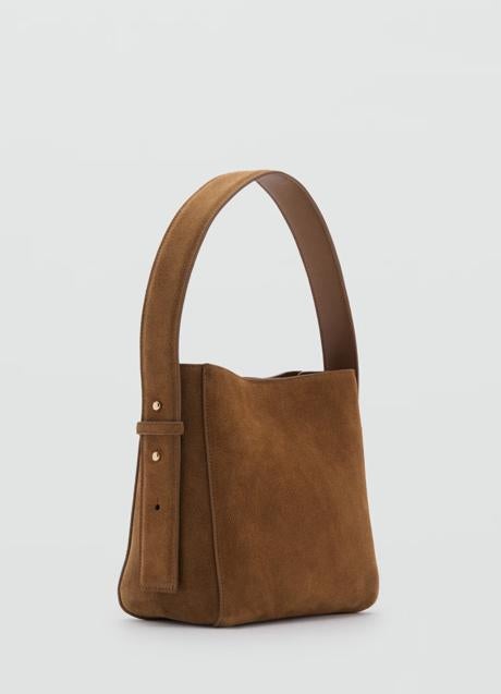 Bolso de serraje de Mango (39,95 euros)