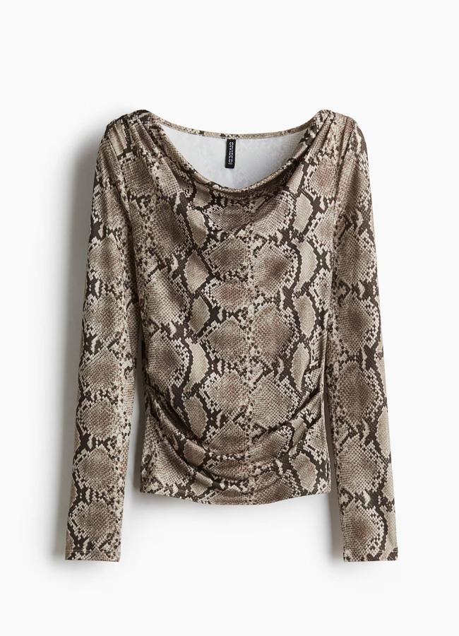 Top drapeado de punto de H&M (15,99€)