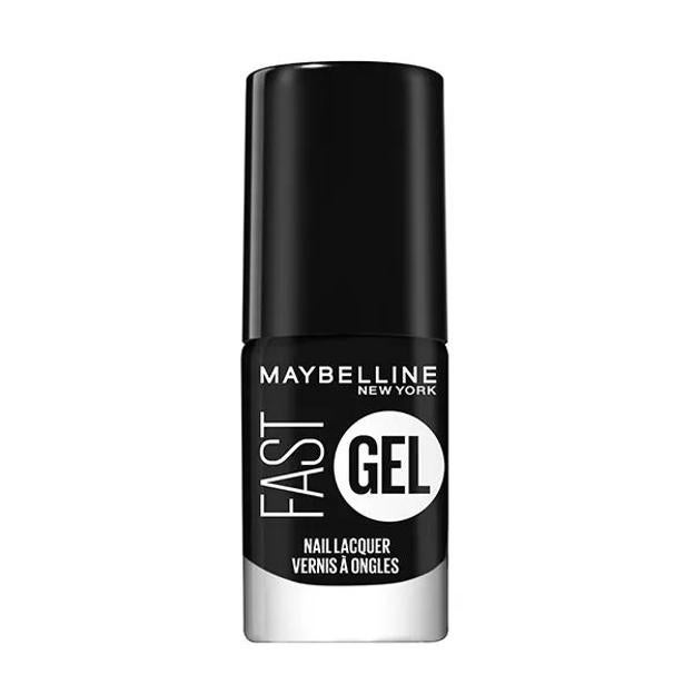 Fast Gel Nail Lacquer 17 Black de Maybelline. Precio: 2,75 euros