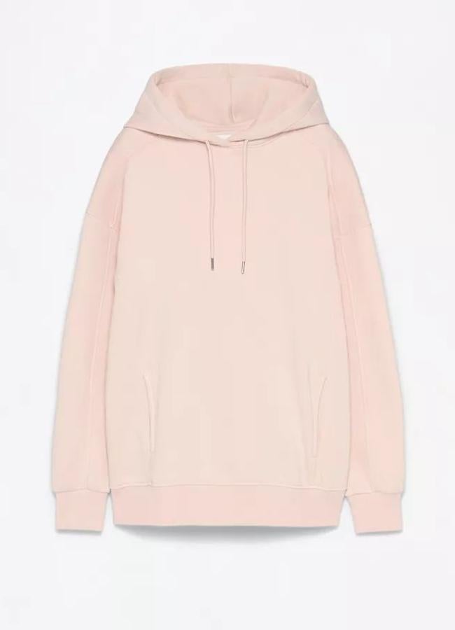 Sudadera oversize capucha de Lefties (15,99€)