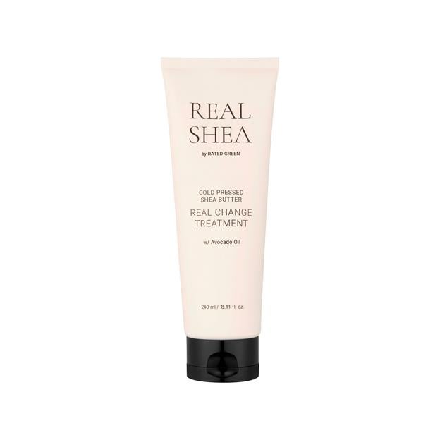 Acondicionador con tratamiento Real Shea Real Change de Rated Green (18,99 euros).